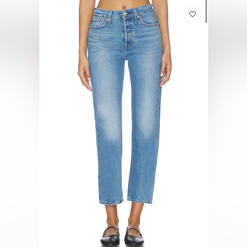 Levi’s Wedgie Straight High Rise Jeans Light Wash 24